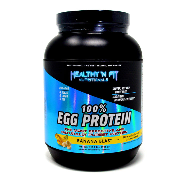 Healthy 'N Fit 100% Egg Protein Banana Flavor 2Lbs