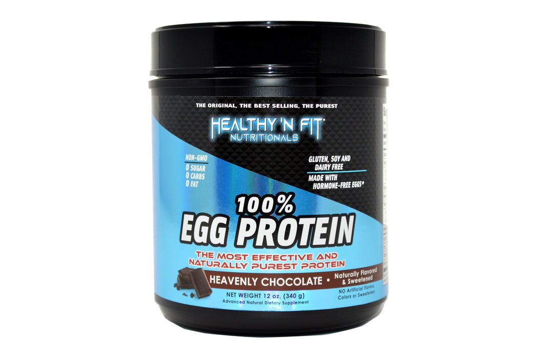 Healthy 'N Fit 100% Egg Protein Chocolate Flavor 12Oz.