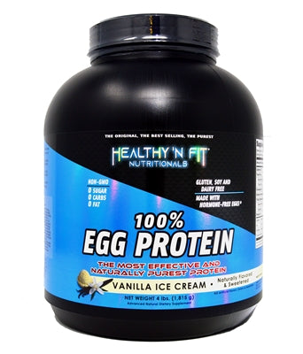Healthy 'N Fit 100% Egg Protein Vanilla Flavor 4Lbs