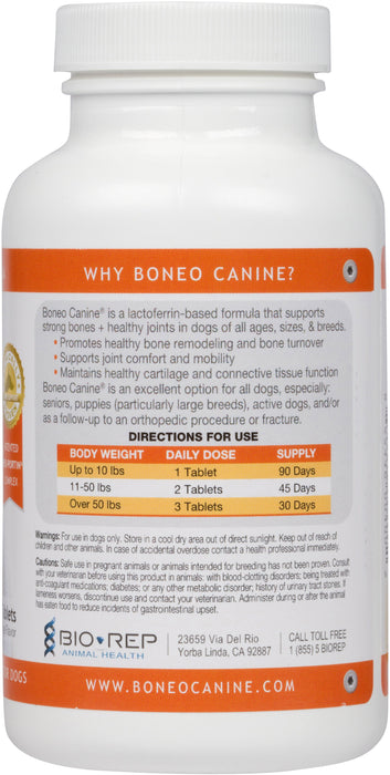 Boneo Canine Maintenance Formula 90 Chewable Tablets Directions