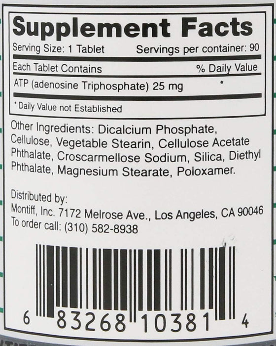 Montiff ATP 25 Milligrams 90 Tablets