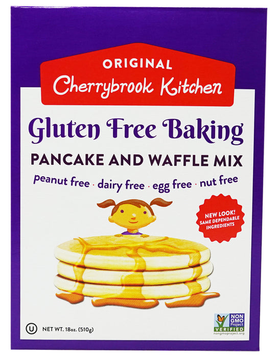 Cherrybrook Kitchen Gluten Free Pancake & Waffle Mix, 18 oz (Pack of 6)
