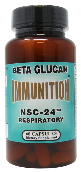Nutritional Scientific Corporation Immunition NSC-24 Respiratory Formula Beta Glucan 60 Capsules