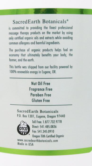 Sacred Earth Massage Oil Blend (1 Gallon)