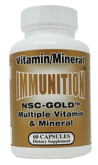 NSC Gold Multiple Vitamin & Minerals 60 Capsules