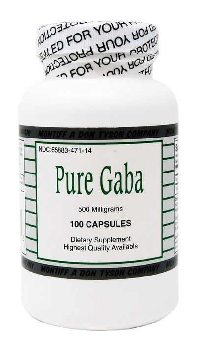 Montiff Pure Gaba 500 mg 100 Capsules