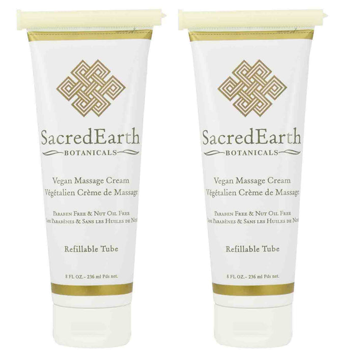 Sacred Earth 8oz Massage Cream (2 Pack)