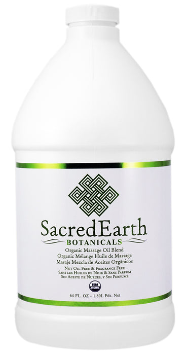 Sacred Earth Organic Massage Oil Blend (1/2 Gallon)