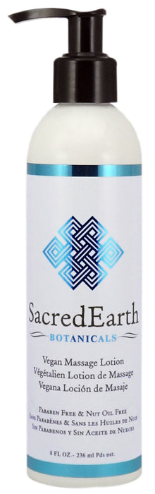 Sacred Earth Vegan Massage Lotion 8oz