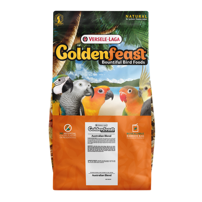 Versele-Laga Goldenfeast Australian Blend Bird Food 3lb Bag