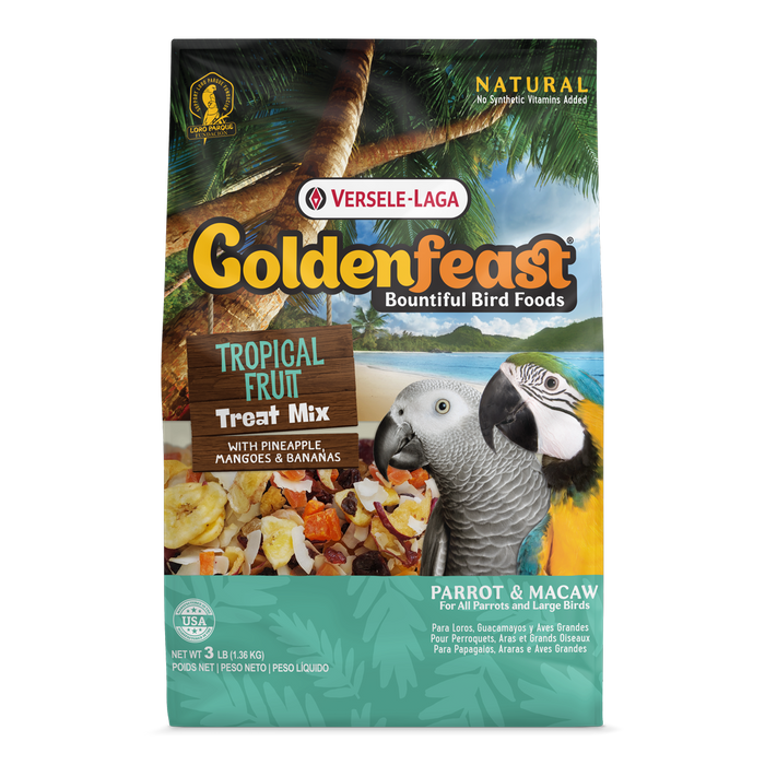 Versele-Laga Goldenfeast Tropical Fruit Treat Mix 3lb Bag