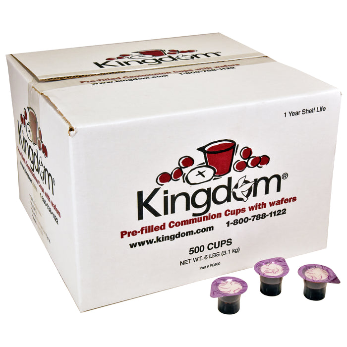 Kingdom Pre-filled Communion Cups 500 Count